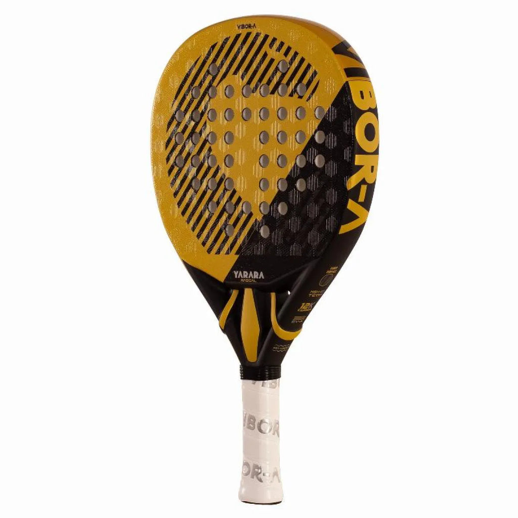 Raquette padel Vibora Yarara Radical Gold 2027 — vue de profil