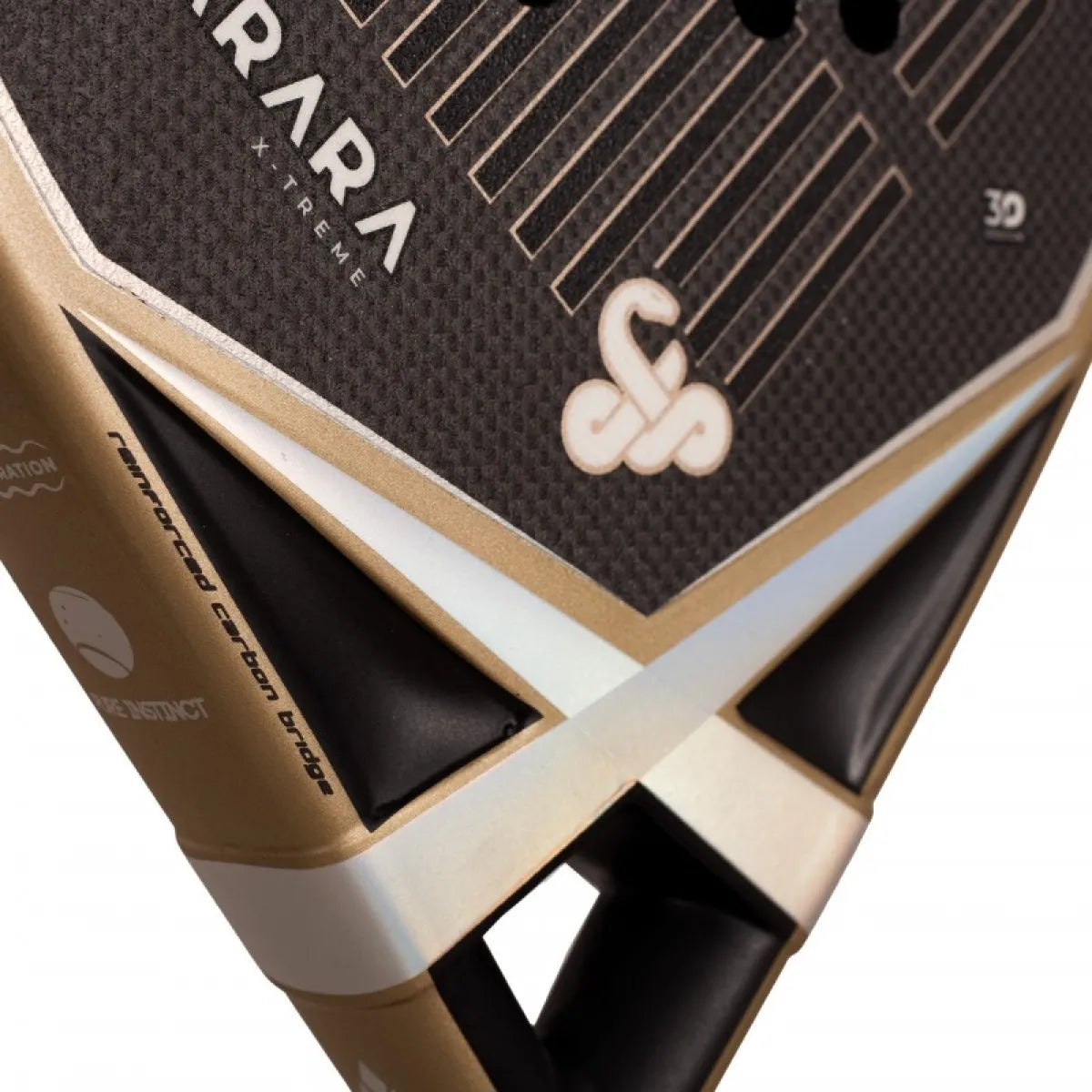 Raquette padel Vibora Yarara Xtreme 3K 2.0 2025 — vue en perspective