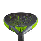 Raquette padel Wilson Blade Pro V2 vert — vue de profil