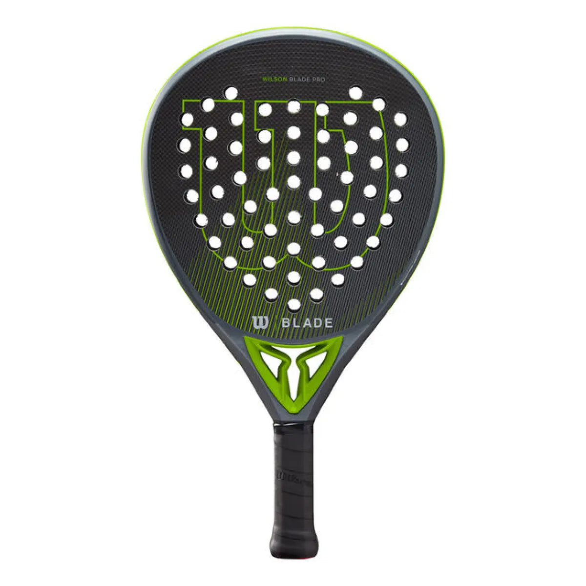 Raquette padel Wilson Blade Pro V2 vert — vue de face