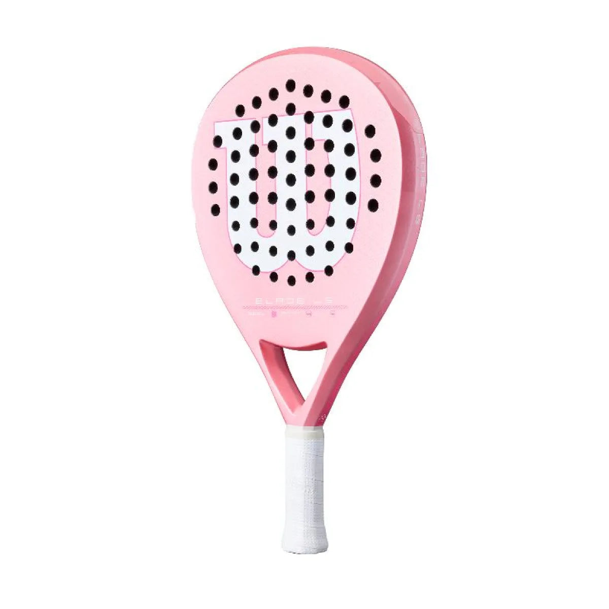 Raquette padel Wilson Blade V4 LS rose — vue de profil 2