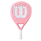 Raquette padel Wilson Blade V4 LS rose — vue de face