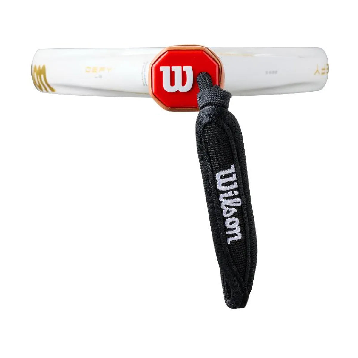 Raquette padel Wilson Defy LS V1 blanc doré — vue détail 2