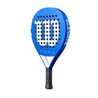 Raquette padel Wilson Elevate bleu blanc — vue de profil 2