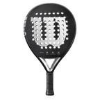 Raquette padel Wilson Elevate noir argent — vue de face