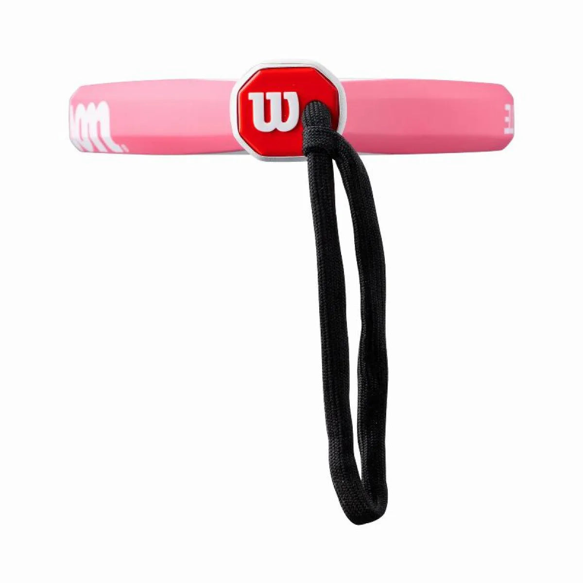 Raquette padel Wilson Elevate rose blanc — vue détail 2