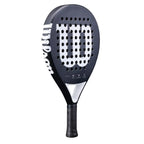 Raquette padel Wilson Match Point noir blanc — vue de profil
