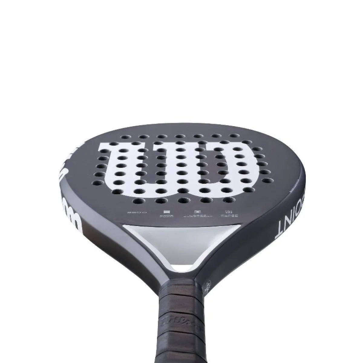 Raquette padel Wilson Match Point noir blanc — vue détail 1