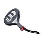 Raquette padel Wilson Match Point noir blanc — vue en perspective