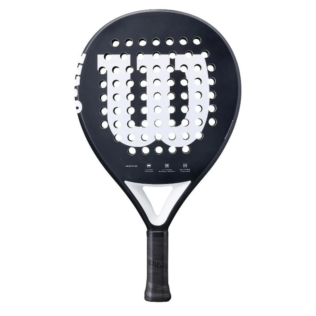 Raquette padel Wilson Match Point noir blanc — vue de face