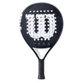 Raquette padel Wilson Match Point noir blanc — vue de face
