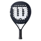 Raquette padel Wilson Match Point noir blanc — vue de face