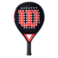 Raquette padel Wilson Match Point noir rouge — vue de face