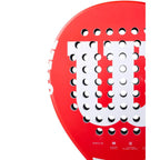 Raquette padel Wilson Match Point rouge blanc — vue de dos