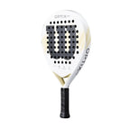 Raquette padel Wilson Optix V2 Lite blanc — vue de profil 2