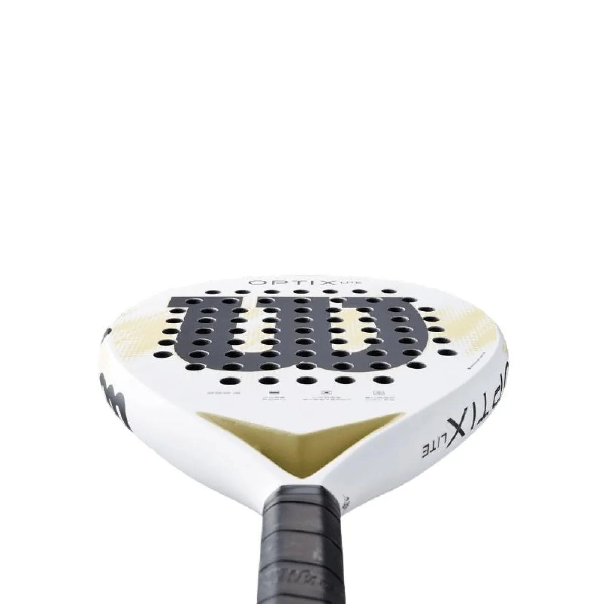 Raquette padel Wilson Optix V2 Lite blanc — vue détail 1