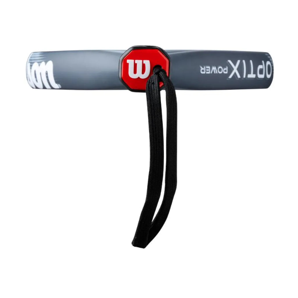 Raquette padel Wilson Optix V2 Power bleu — vue de dos