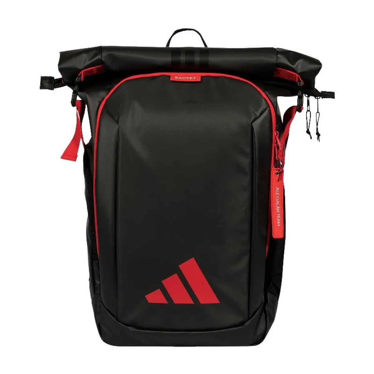 Sac à dos Adidas Ale Galan Multigame 3.5 noir rouge — vue de face