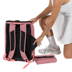 Sac à dos Adidas Marta Ortega Protour 3.5 rose noir — vue détail 2