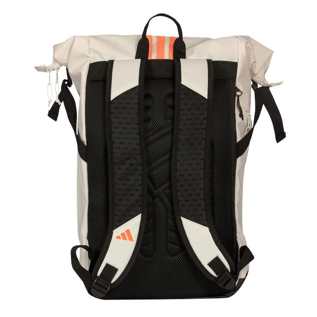Sac à dos Adidas Multigame 3.5 blanc Tiza orange — vue de profil