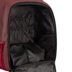 Sac à dos padel Black Crown Magic bordeaux doré — vue détail du compartiment