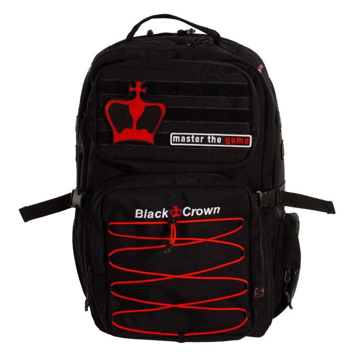 Sac à dos Black Crown Spartan noir rouge — vue de face