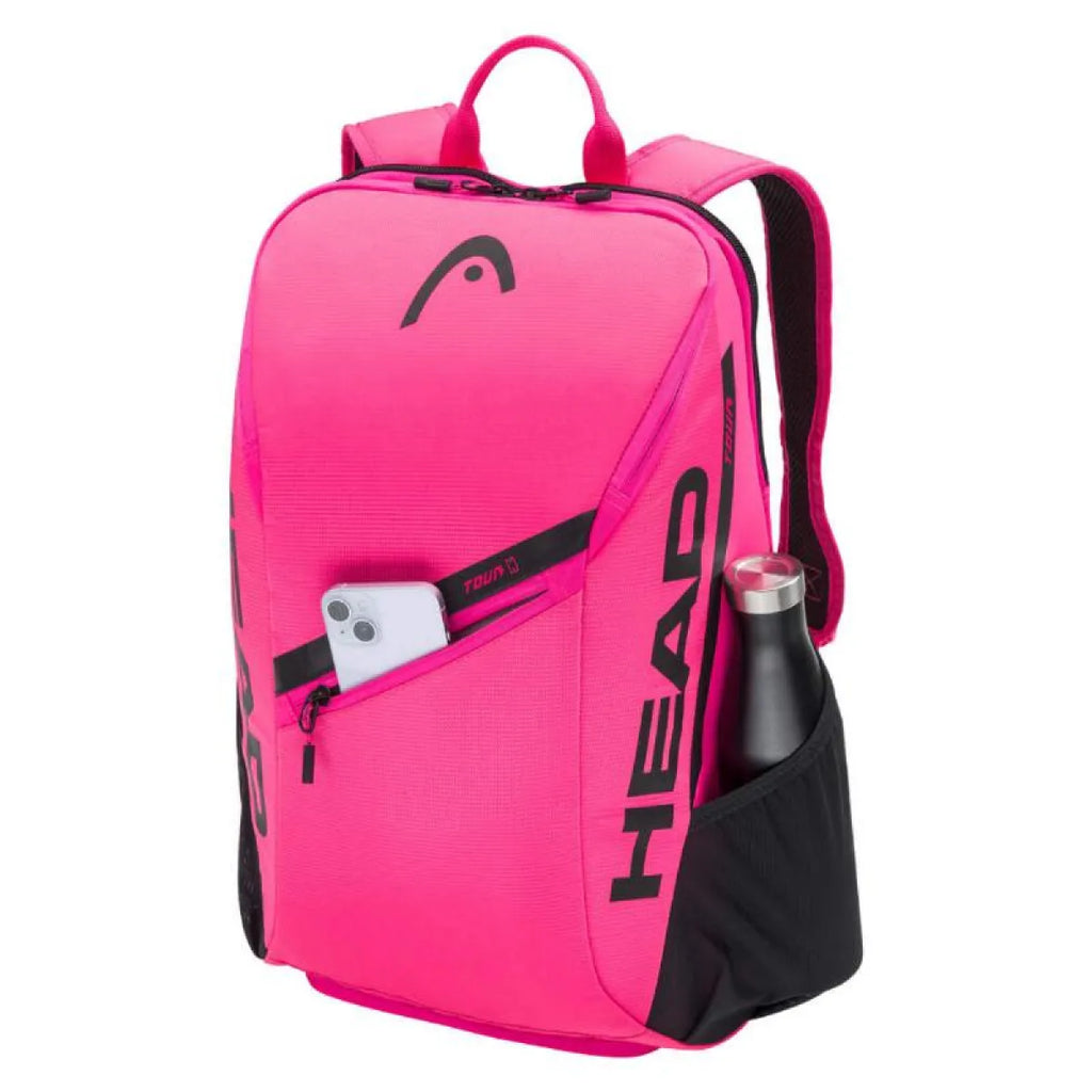 Sac à dos Head Tour 25L rose — vue de profil