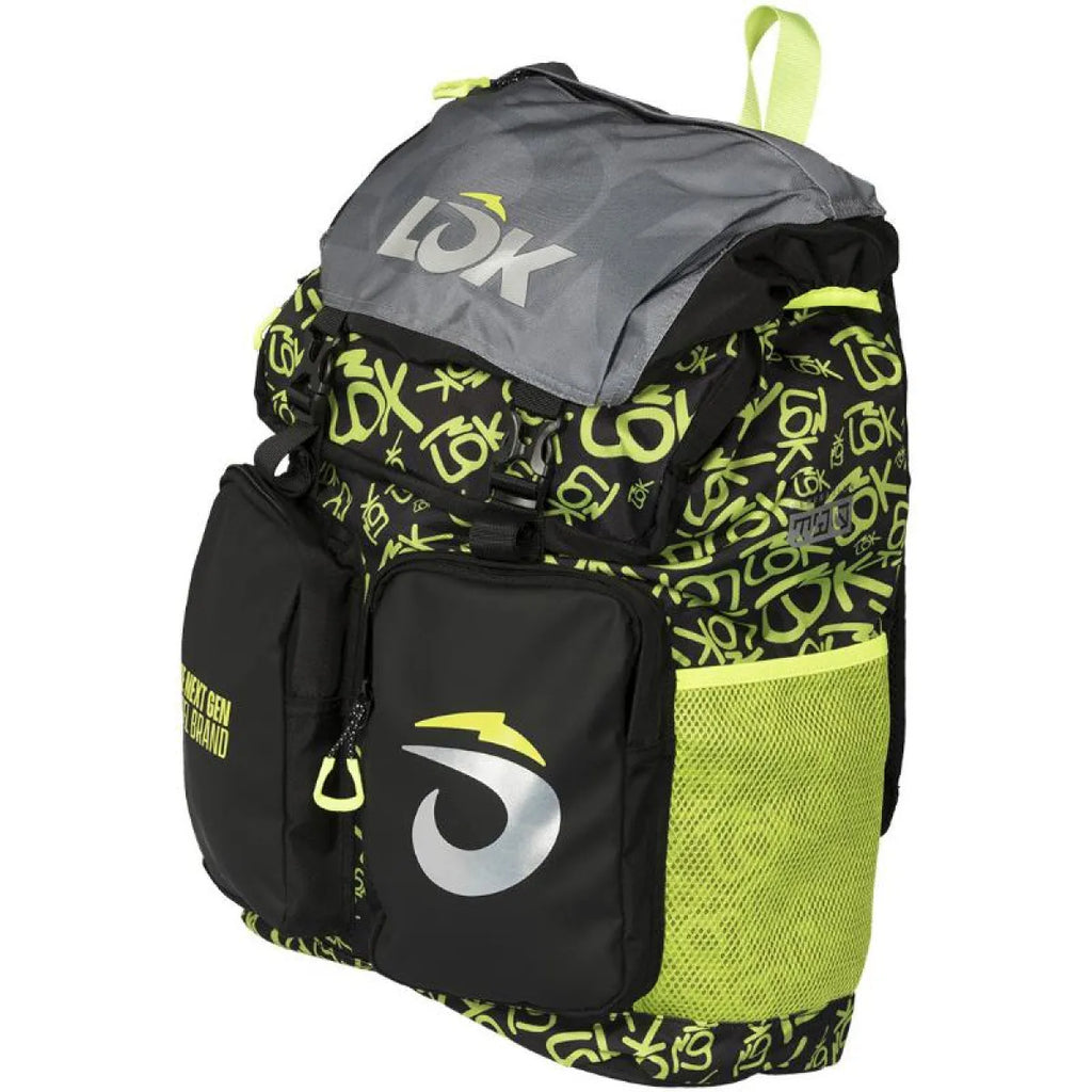 Sac à dos Lok Adventure 2 noir vert Fluor — vue détail 1