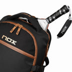 Sac à dos Nox AT10 Luxury Open Series noir marron — vue en perspective