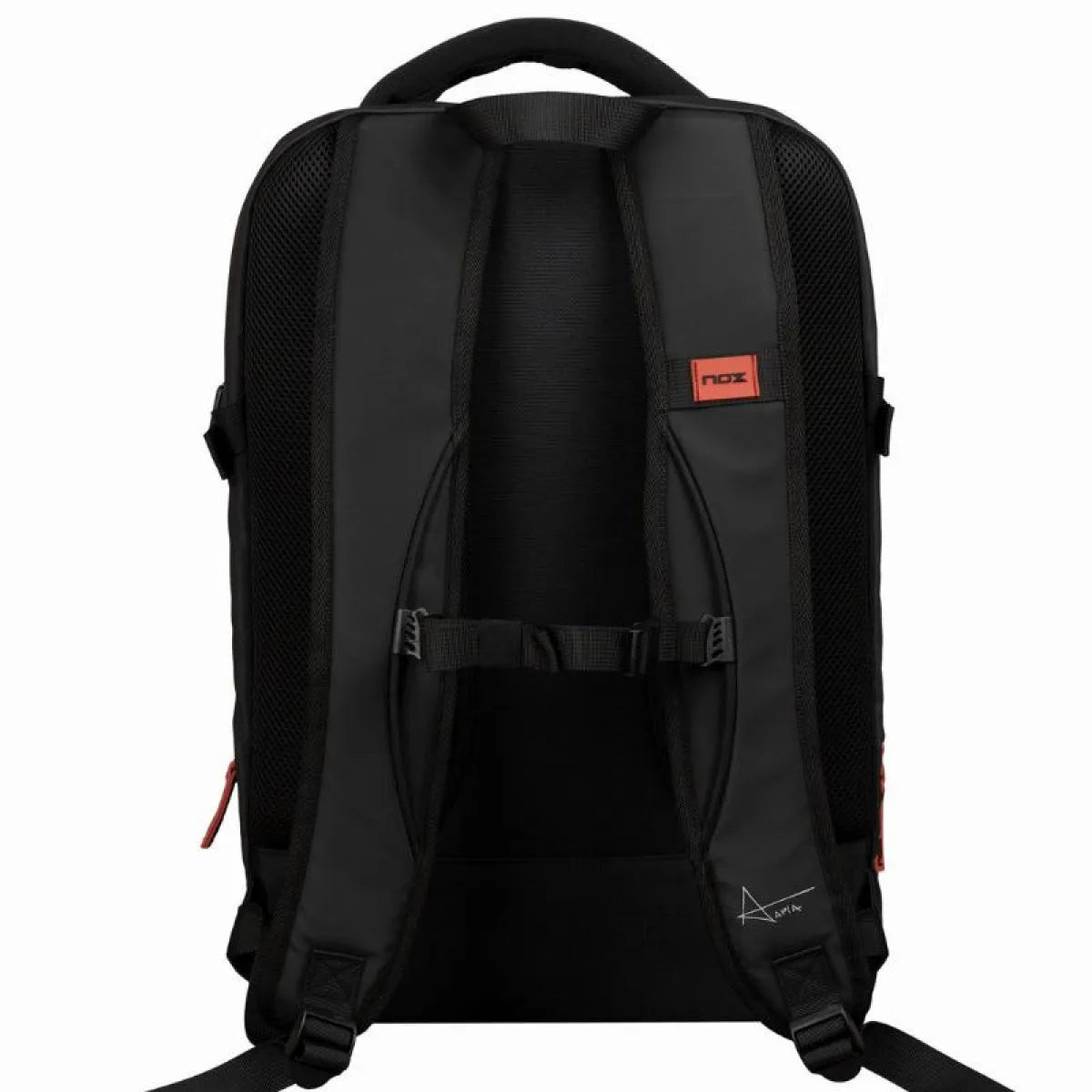 Sac à dos Nox AT10 Luxury Open Series noir rouge — vue de profil