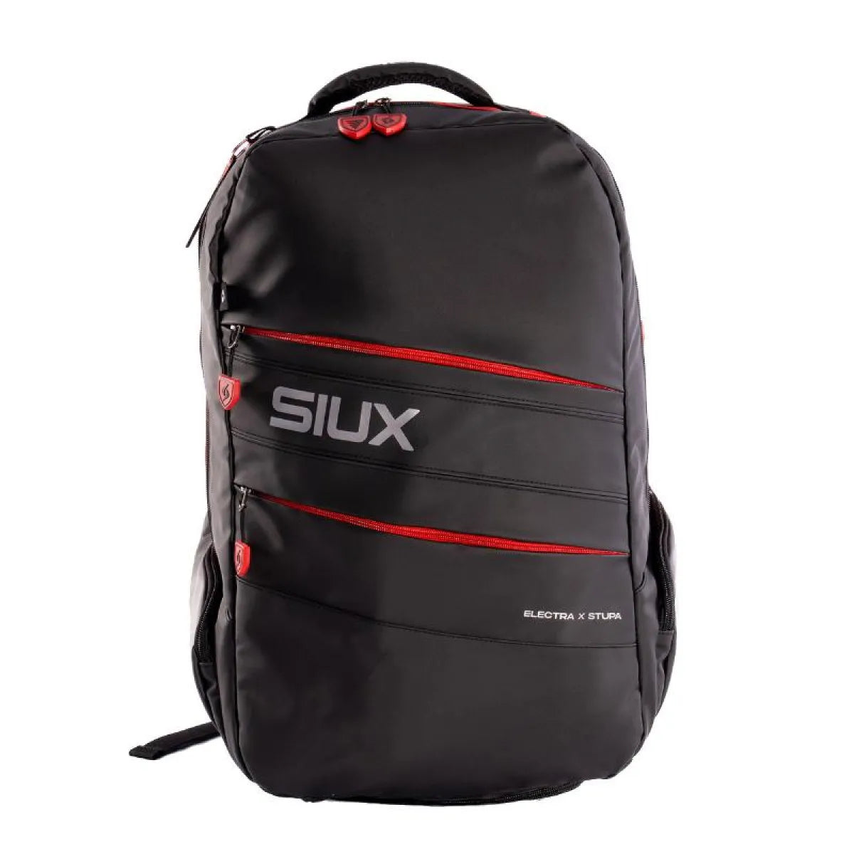Sac à dos Siux Stupa Electra noir rouge — vue de face