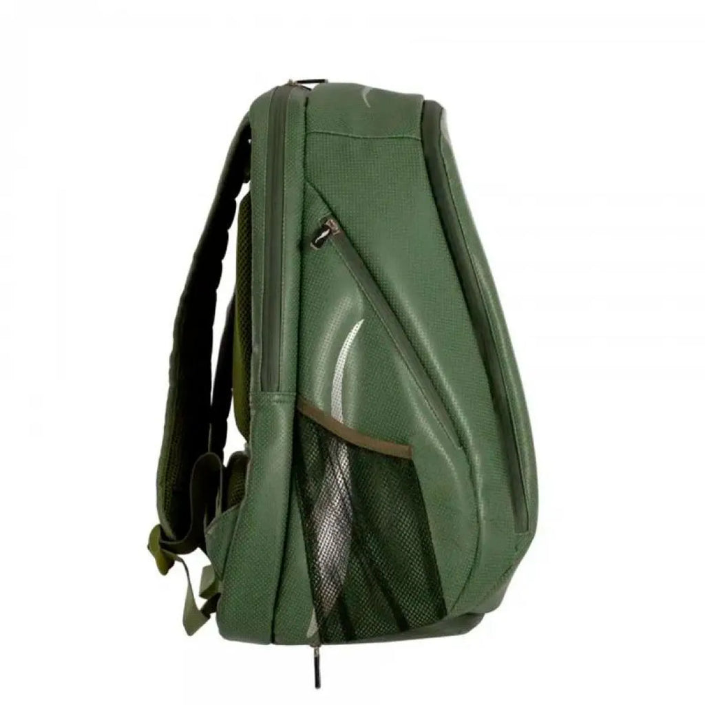 Sac à dos padel Softee Car vert olive — vue de profil