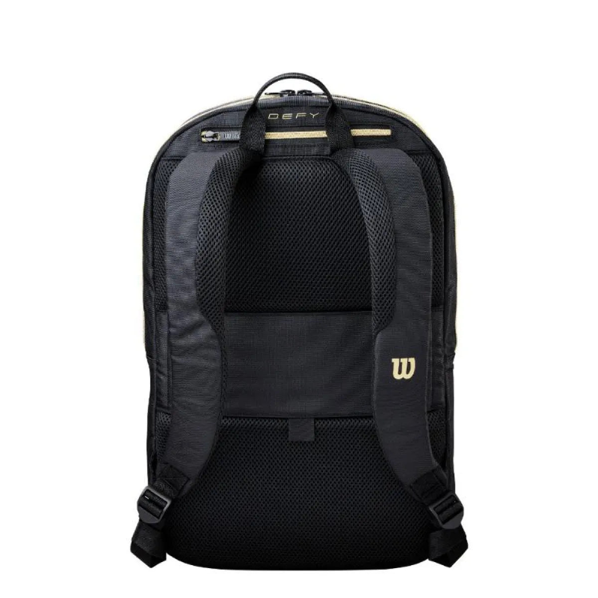 Sac à dos Wilson Defy V1 noir doré — vue de profil