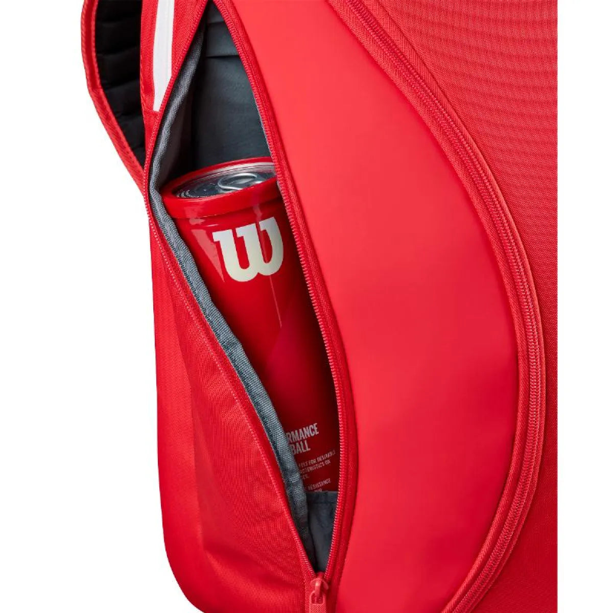 Sac à dos Wilson Super Tour rouge — vue de dos
