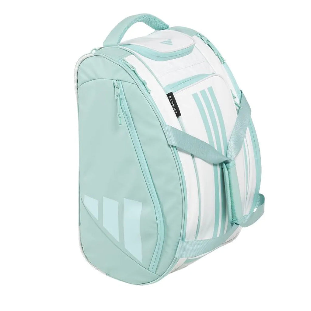 Sac de padel Adidas Ari Sanchez Promatch 3.5 bleu blanc — vue de profil