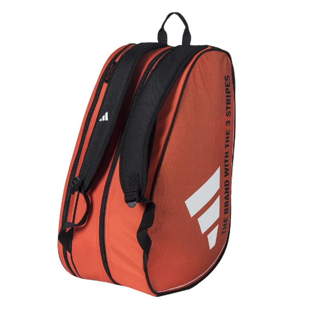 Sac de padel Adidas Control 3.4 orange — vue de profil