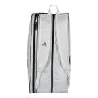 Sac de padel Adidas Control 3.5 blanc — vue de profil