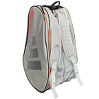 Sac de padel Adidas Control gris argent — vue de profil