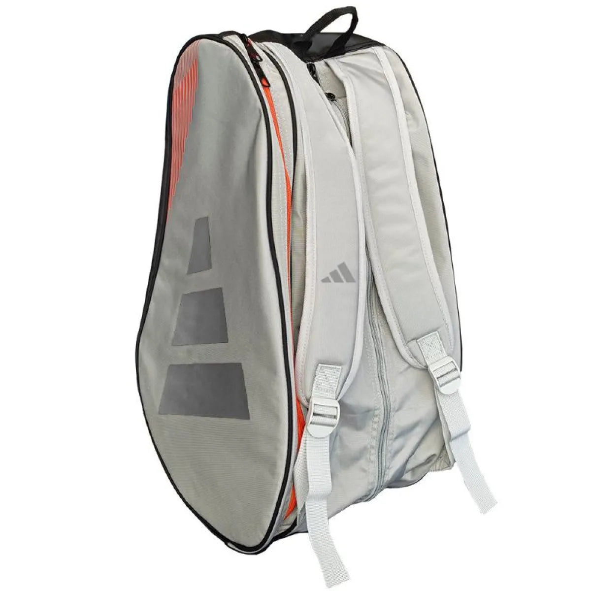 Sac de padel Adidas Control gris argent — vue de profil