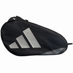 Sac de padel Adidas Control noir argent rouge — vue de face