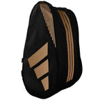 Sac de padel Adidas Control noir doré — vue de profil 2