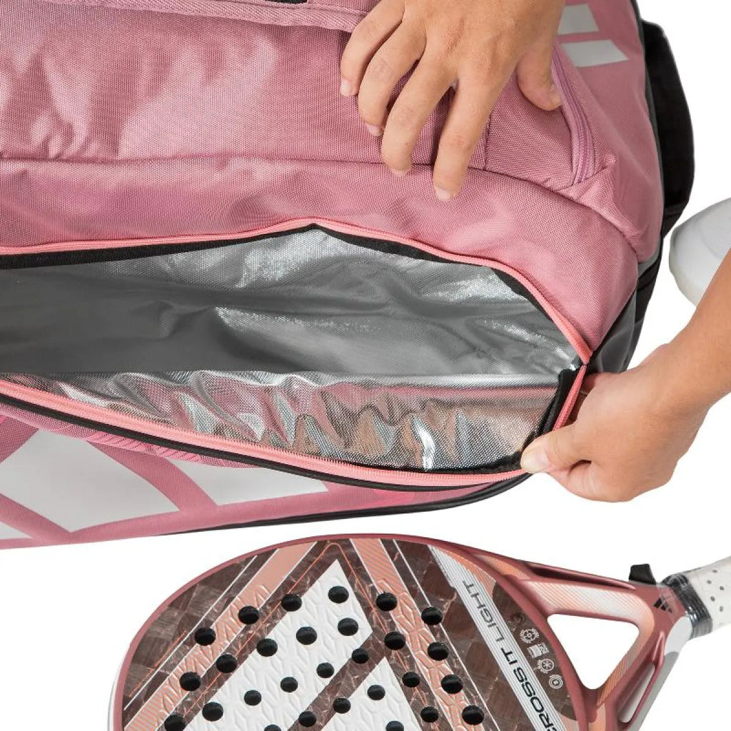 Sac de padel Adidas Marta Ortega Protour 3.5 rose noir — vue détail 2