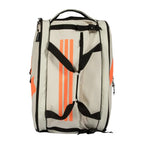 Sac de padel Adidas Multigame 3.5 blanc Tiza orange — vue de profil 2