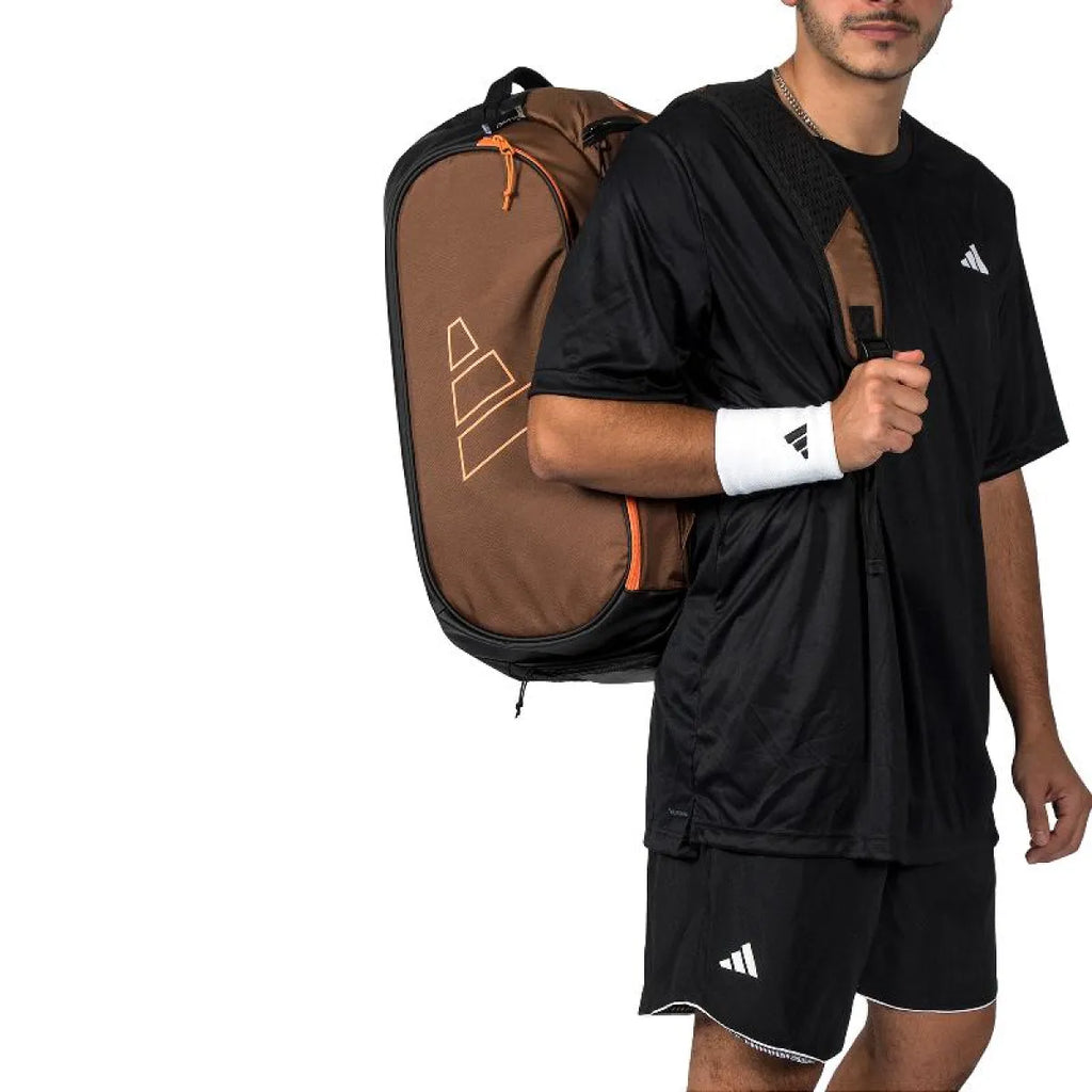 Sac de padel Adidas Tour 3.5 Bronce — vue en perspective