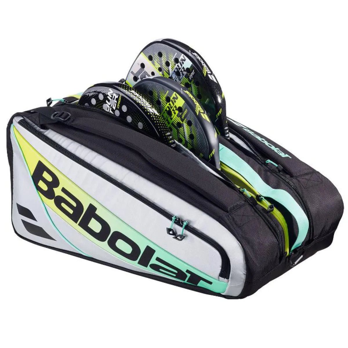 Sac de padel Babolat RH Pro Padel noir argent Multicolor — vue de profil 2