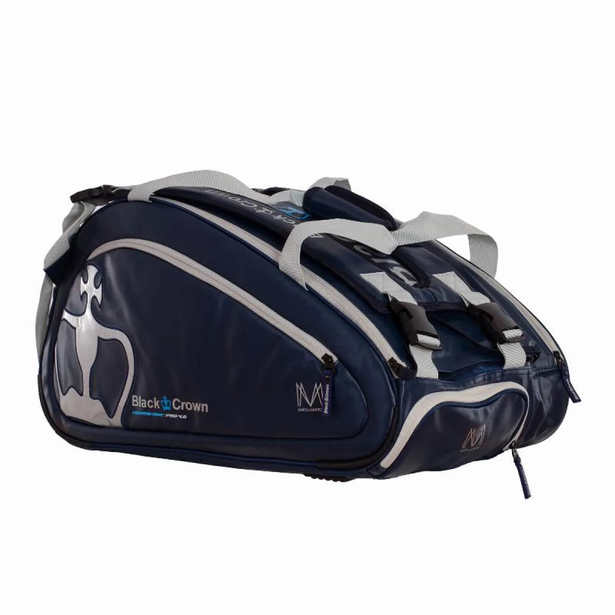 Sac de padel Black Crown Marta Marrero Hurricane Pro 4.0 bleu — vue de profil 2