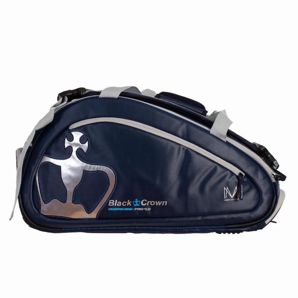 Sac de padel Black Crown Marta Marrero Hurricane Pro 4.0 bleu — vue en perspective