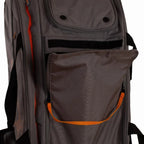 Sac de padel Black Crown Plus bleu orange — vue de profil 2
