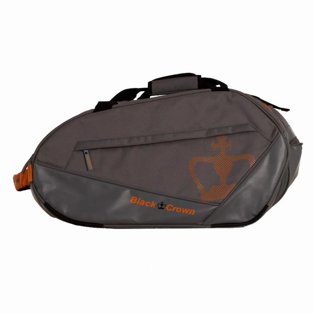 Sac de padel Black Crown Plus bleu orange — vue de face