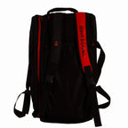 Sac de padel Black Crown Plus noir — vue de profil